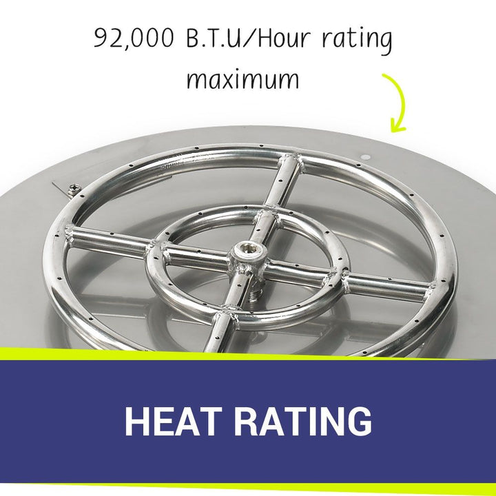 18" Round Stainless Steel Flat Pan by American Fire Products