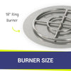24" Round Stainless Steel Flat Pan by American Fire Products