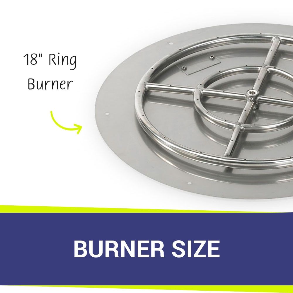24" Round Stainless Steel Flat Pan by American Fire Products