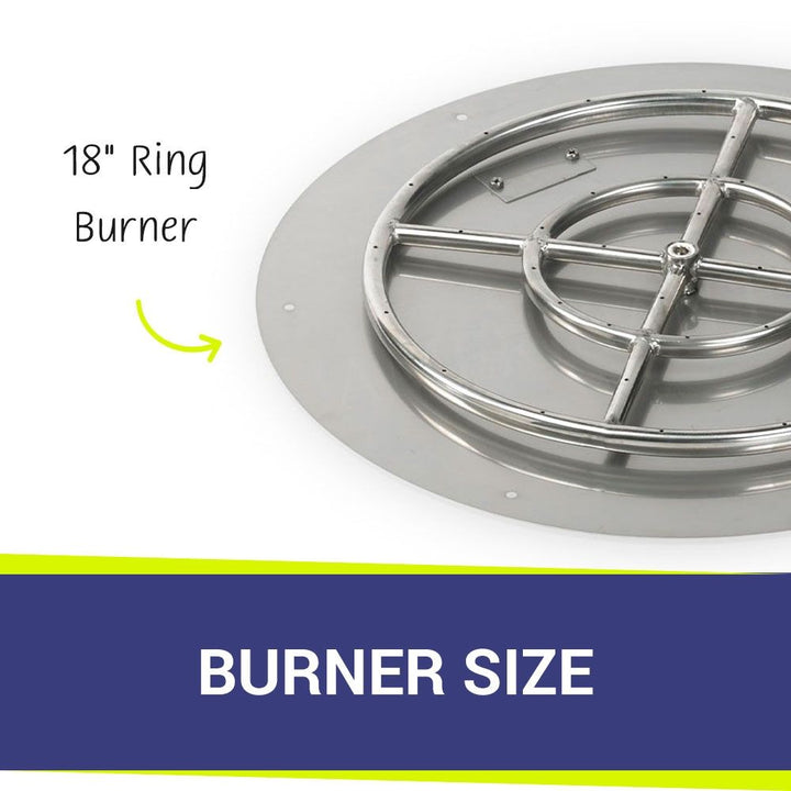 24" Round Stainless Steel Flat Pan by American Fire Products