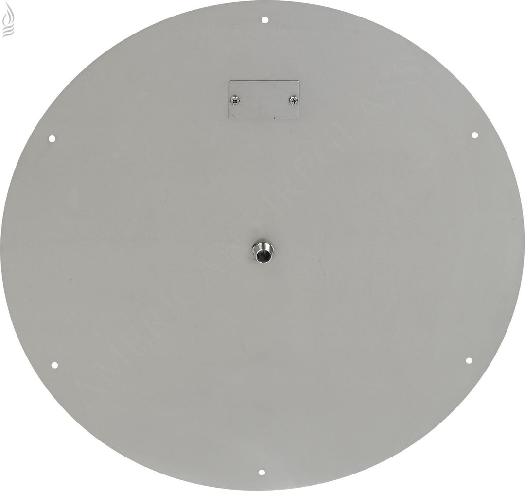 24" Round Stainless Steel Flat Pan by American Fire Products