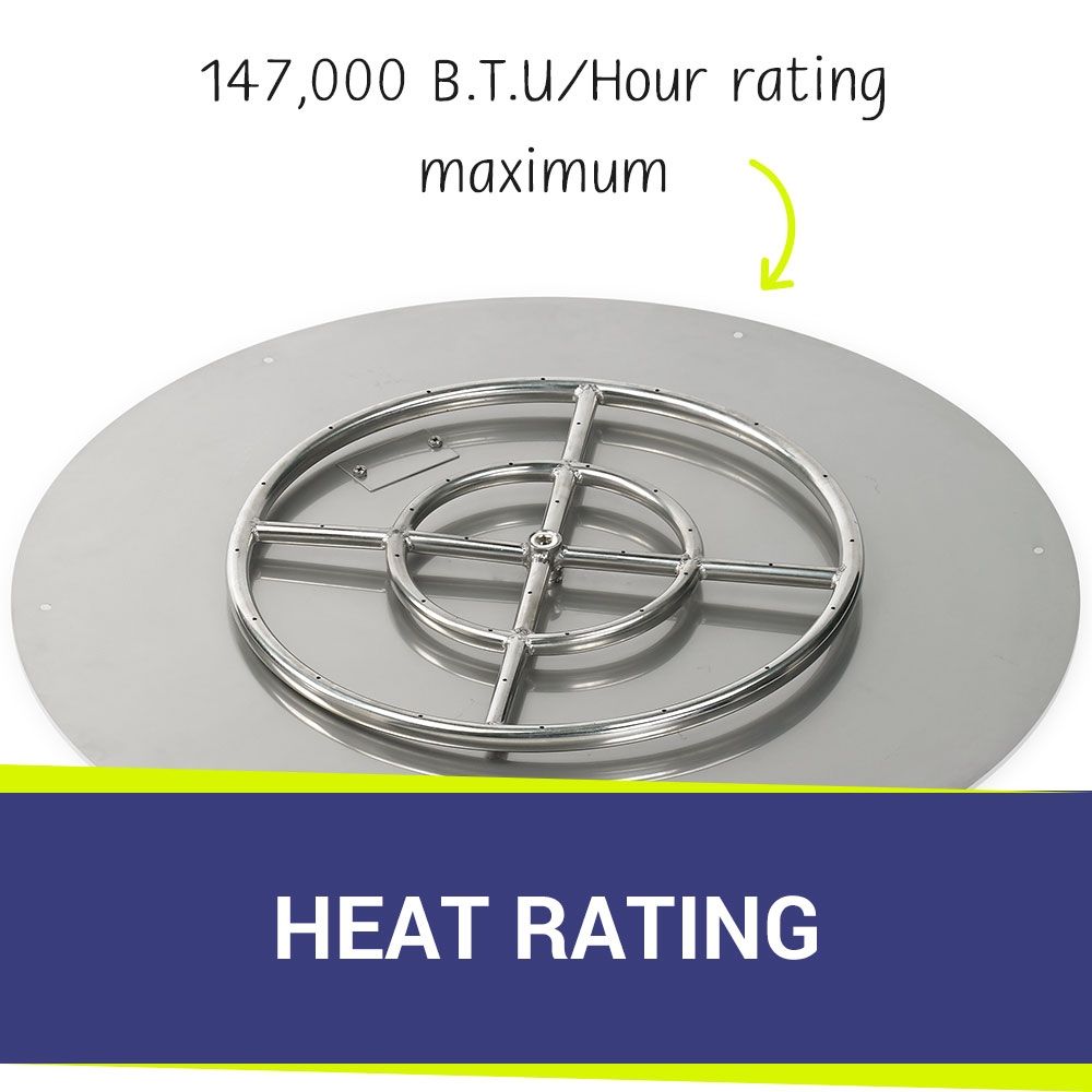 30" Round Stainless Steel Flat Pan by American Fire Products