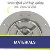 30" Round Stainless Steel Flat Pan by American Fire Products