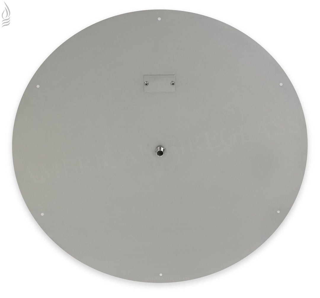 30" Round Stainless Steel Flat Pan by American Fire Products