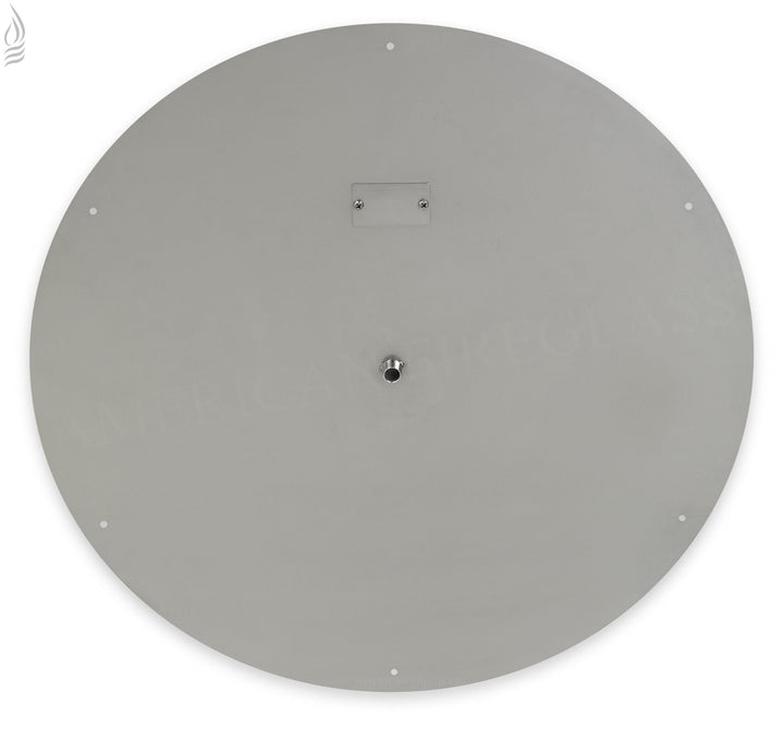 30" Round Stainless Steel Flat Pan by American Fire Products