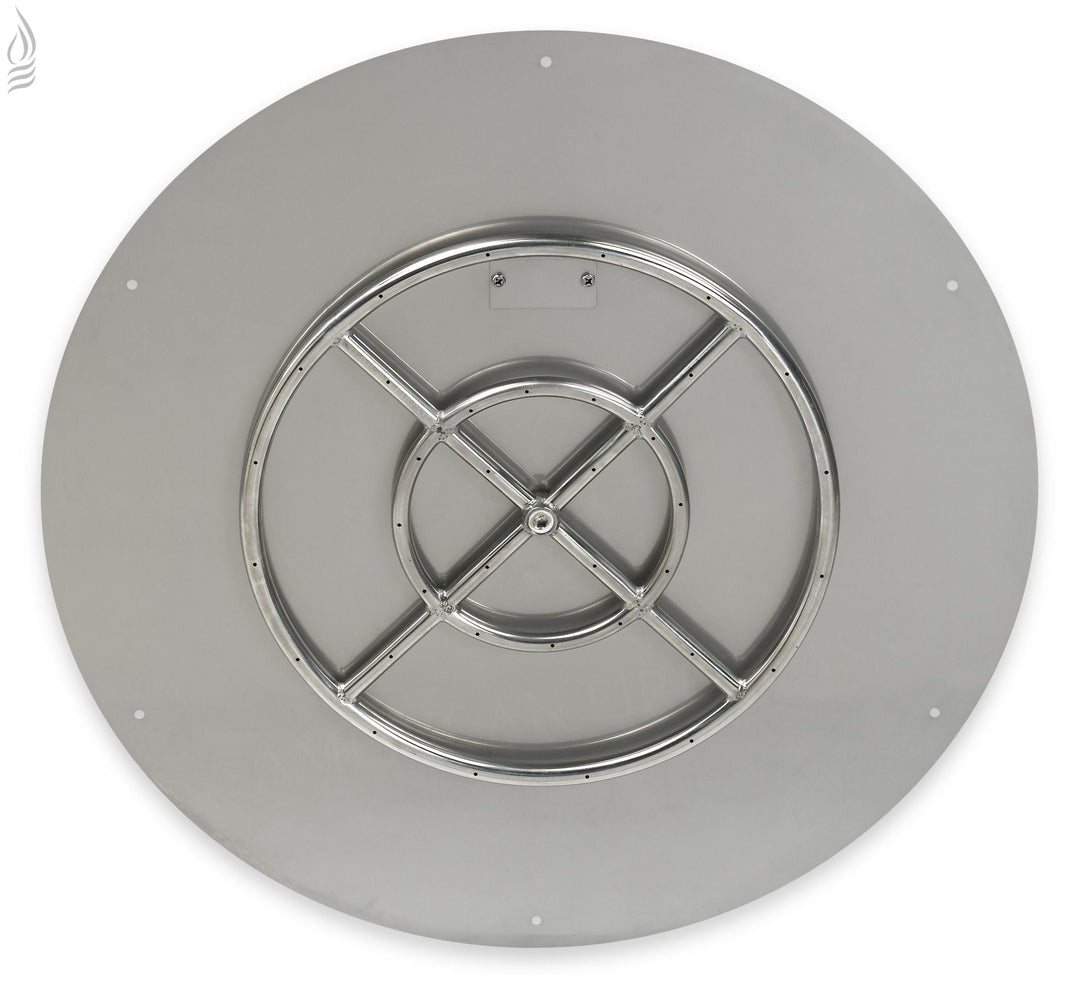 30" Round Stainless Steel Flat Pan by American Fire Products