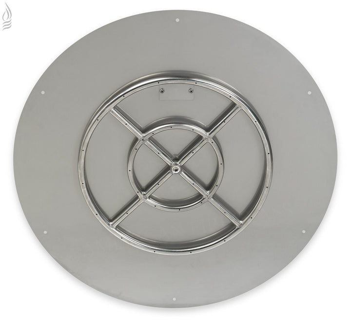 30" Round Stainless Steel Flat Pan by American Fire Products