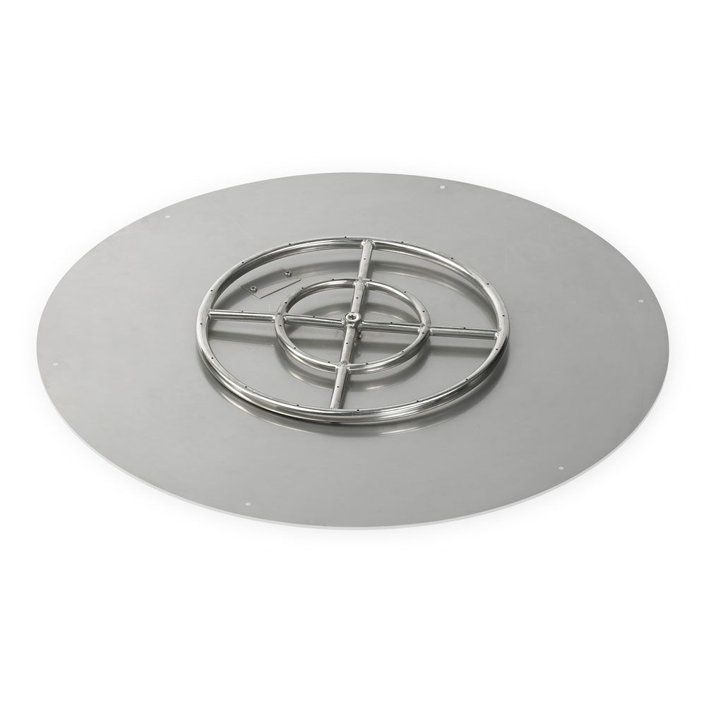 36" Round Stainless Steel Flat Pan by American Fire Products