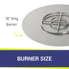 36" Round Stainless Steel Flat Pan by American Fire Products