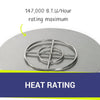 36" Round Stainless Steel Flat Pan by American Fire Products