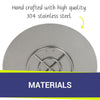 36" Round Stainless Steel Flat Pan by American Fire Products