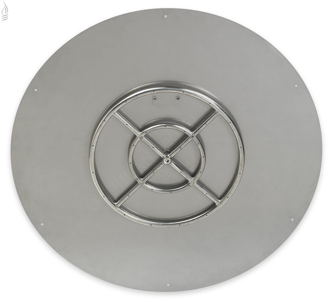 36" Round Stainless Steel Flat Pan by American Fire Products