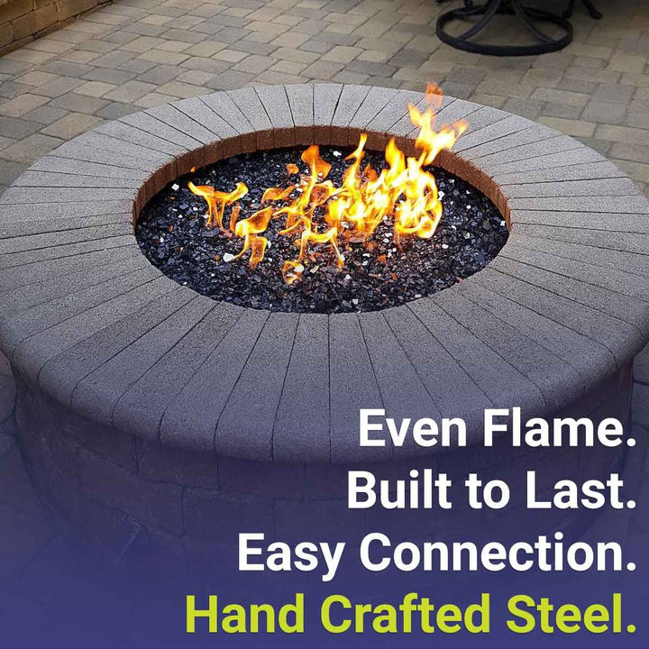 36" Round Stainless Steel Flat Pan by American Fire Products