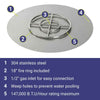 36" Round Stainless Steel Flat Pan by American Fire Products