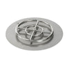 18" Round Stainless Steel Flat Pan with Spark Ignition Kit – Propane by American Fire Products