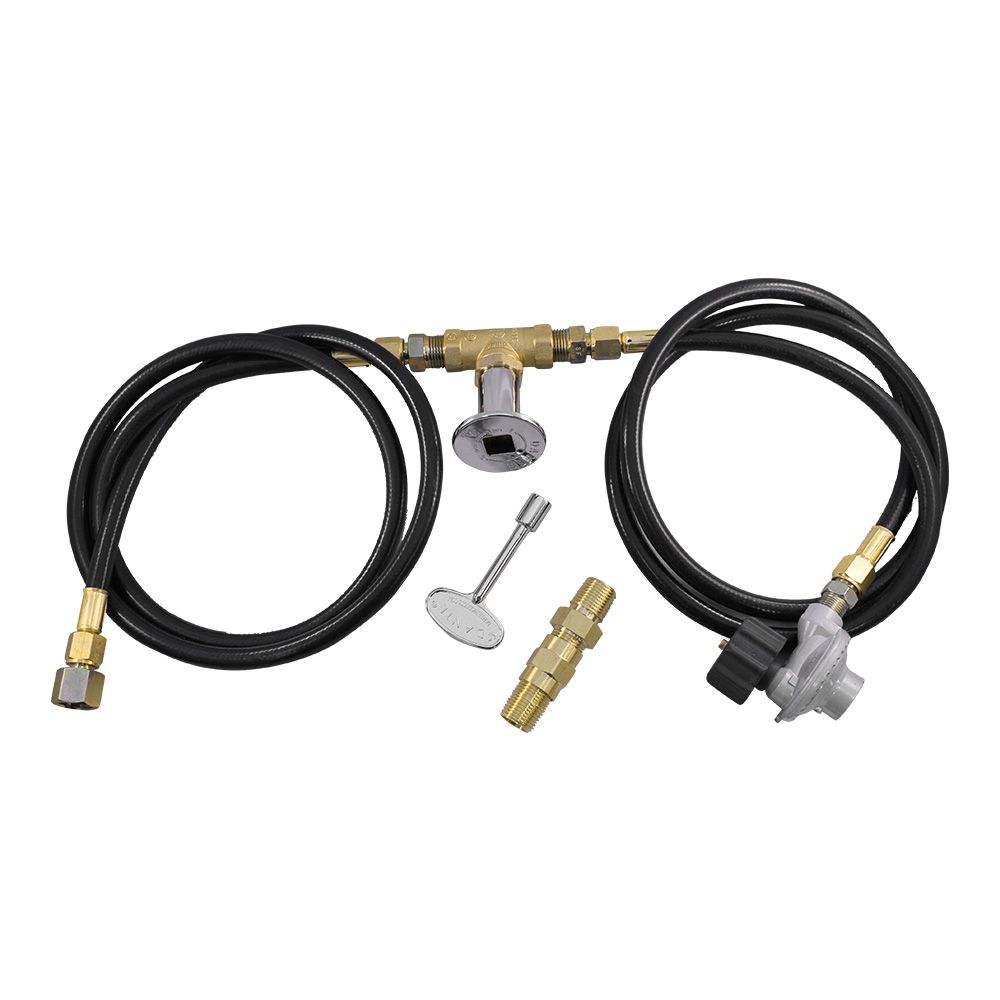 18" Round Stainless Steel Flat Pan with Spark Ignition Kit – Propane by American Fire Products
