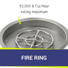 19" Round Stainless Steel Drop-In Pan by American Fire Products
