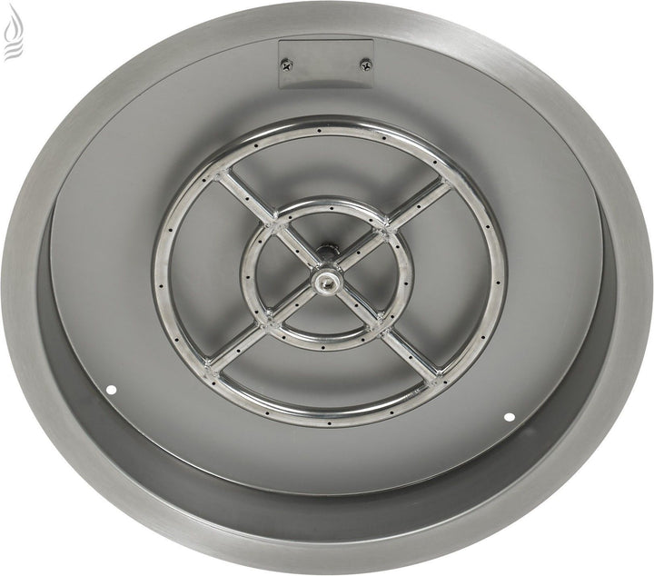 19" Round Stainless Steel Drop-In Pan by American Fire Products