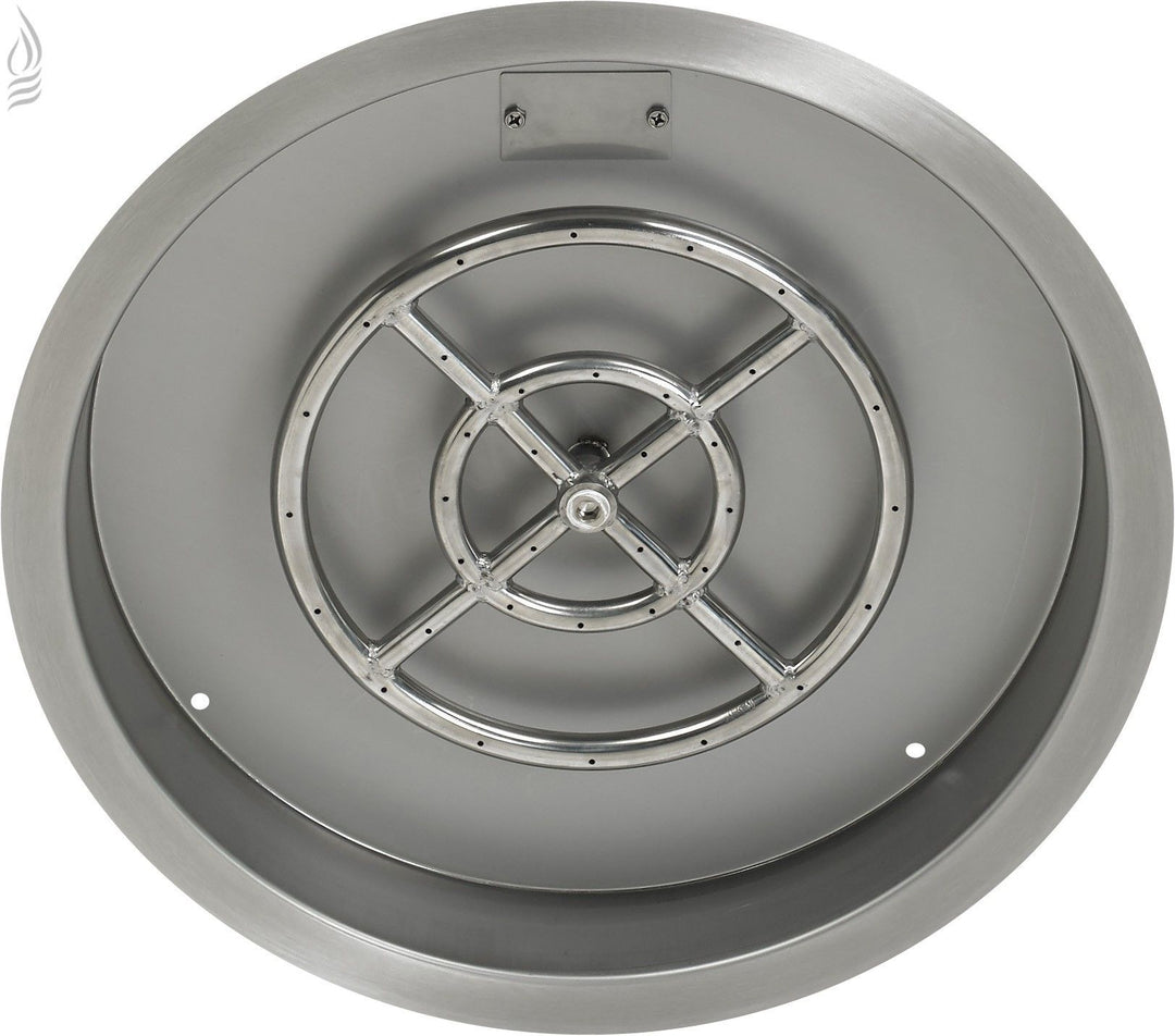 25" Round Stainless Steel Drop-In Pan by American Fire Products