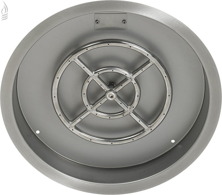 25" Round Stainless Steel Drop-In Pan by American Fire Products