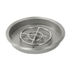 19" Round Stainless Steel Drop-In Pan with Spark Ignition Kit - Natural Gas by American Fire Products