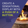 19" Round Stainless Steel Drop-In Pan with Spark Ignition Kit - Natural Gas by American Fire Products