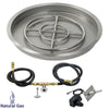 Round Drop-In Pan with Spark Ignition Kit by American Fire Products