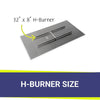 48" x 24" Rectangle Stainless Steel Flat Pan by American Fire Products