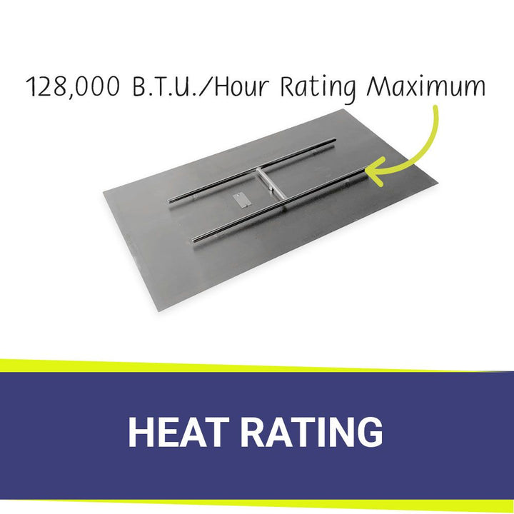 48" x 24" Rectangle Stainless Steel Flat Pan by American Fire Products