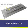 60" x 24" Rectangle Stainless Steel Flat Pan by American Fire Products