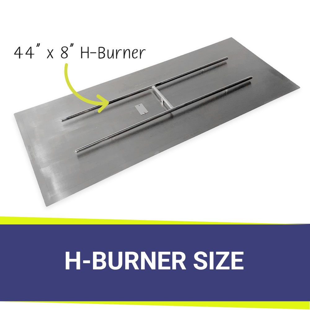 60" x 24" Rectangle Stainless Steel Flat Pan by American Fire Products