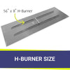 72" x 24" Rectangle Stainless Steel Flat Pan by American Fire Products