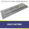 72" x 24" Rectangle Stainless Steel Flat Pan by American Fire Products