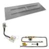 Rectangle Stainless Steel Flat Pan with All-Weather Electronic Ignition System - Natural Gas by American Fire Products
