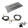 Rectangle Stainless Steel Flat Pan with Spark Ignition Kit - Natural Gas by American Fire Products