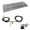 Rectangle Stainless Steel Flat Pan with Spark Ignition Kit - Natural Gas by American Fire Products