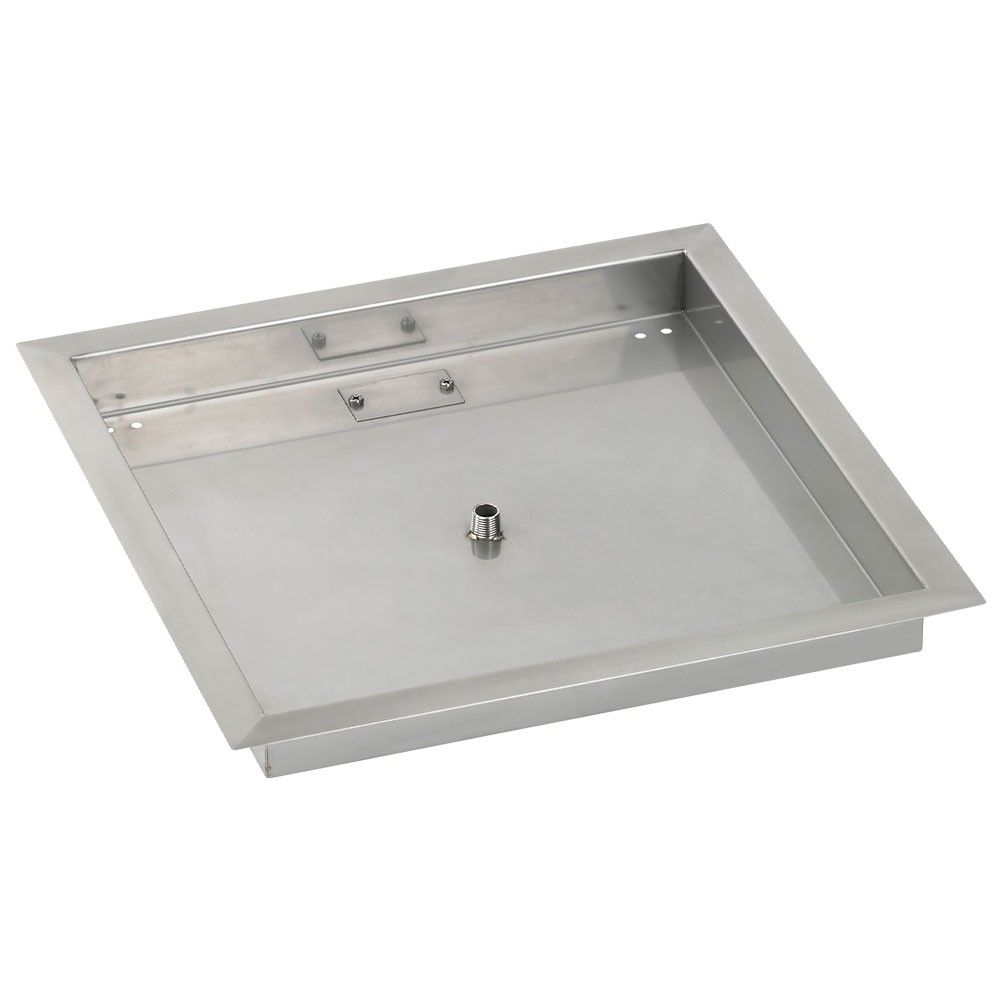 18" Square Stainless Steel Drop-In Pan by American Fire Products