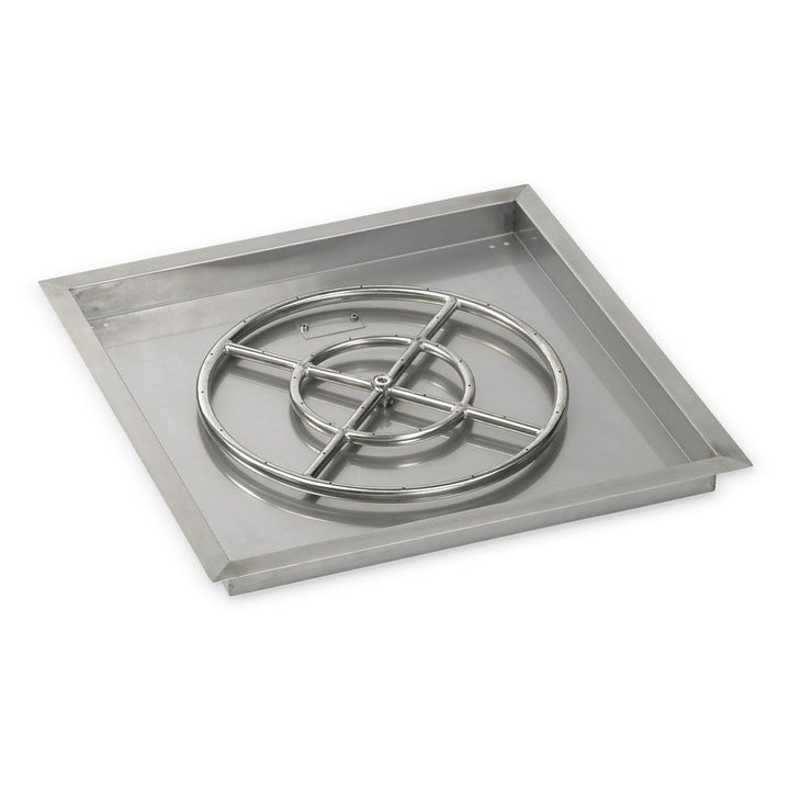 Square Stainless Steel Drop-In Pan by American Fire Products