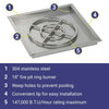 24" Square Stainless Steel Drop-In Pan by American Fire Products