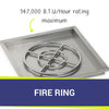24" Square Stainless Steel Drop-In Pan by American Fire Products