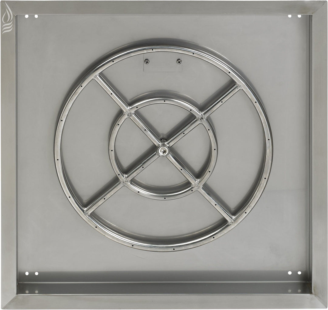 24" Square Stainless Steel Drop-In Pan by American Fire Products