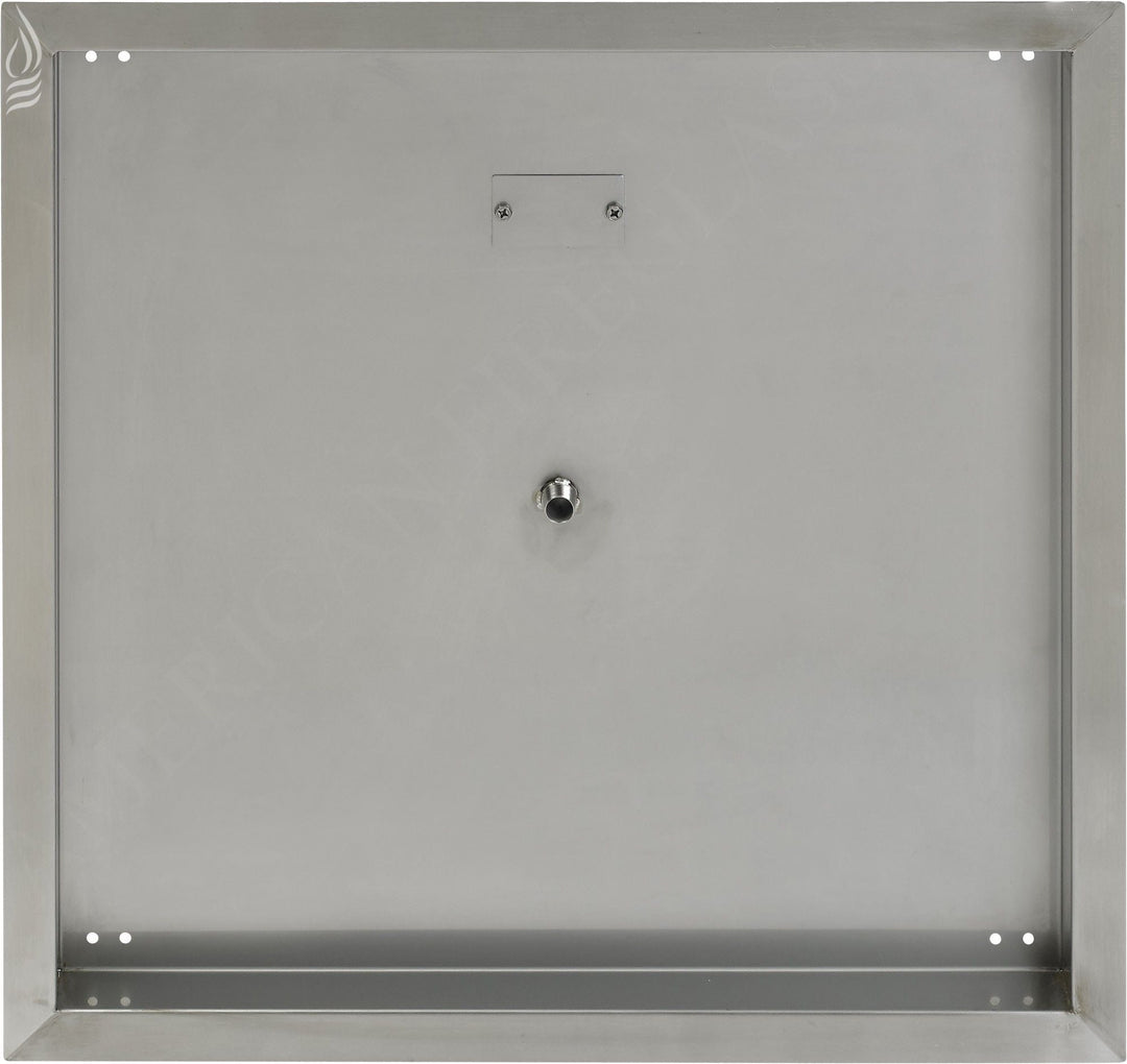 24" Square Stainless Steel Drop-In Pan by American Fire Products