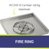 30" Square Stainless Steel Drop-In Pan by American Fire Products