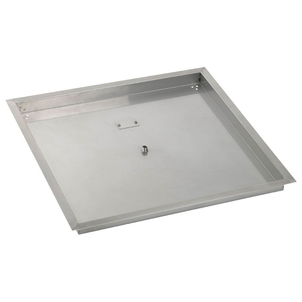 30" Square Stainless Steel Drop-In Pan by American Fire Products
