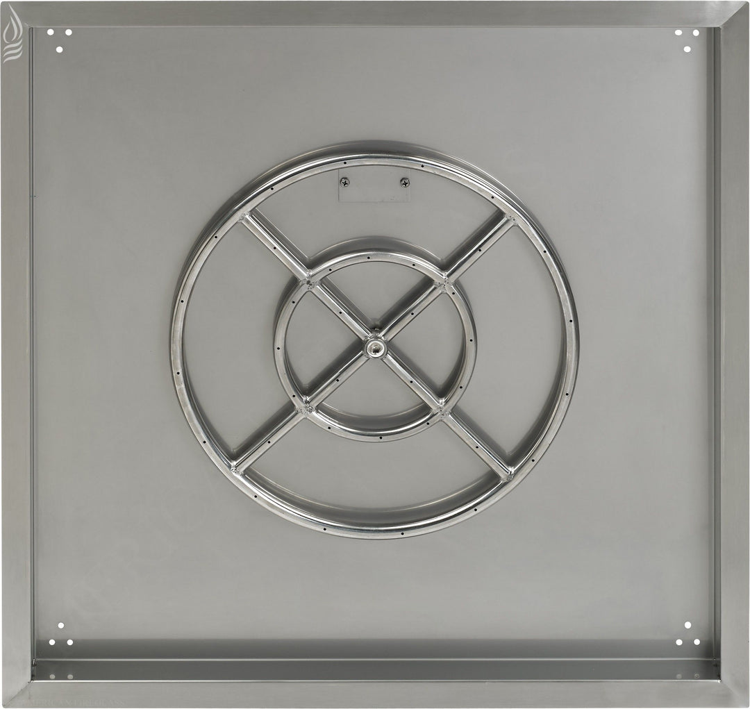 30" Square Stainless Steel Drop-In Pan by American Fire Products