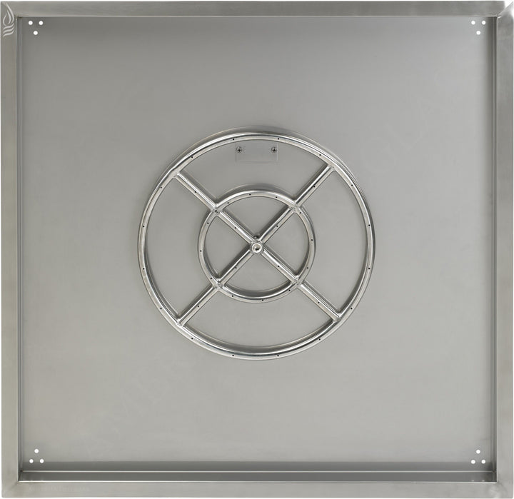 36" Square Stainless Steel Drop-In Pan by American Fire Products