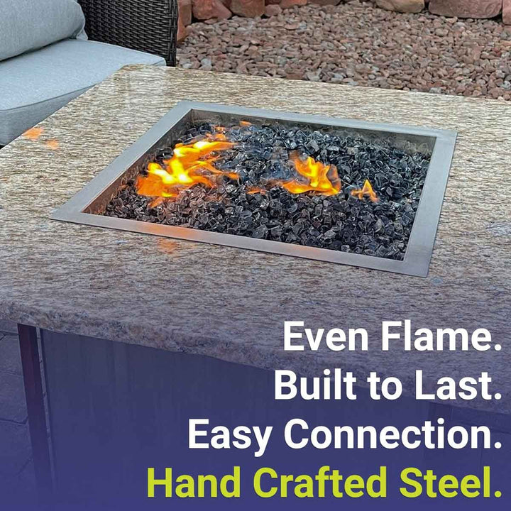 36" Square Stainless Steel Drop-In Pan by American Fire Products