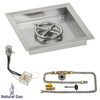 Square Stainless Steel Drop-In Pan with All-Weather Electronic Ignition System by American Fire Products