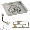 Square Stainless Steel Drop-In Pan with All-Weather Electronic Ignition System by American Fire Products