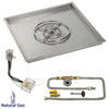 Square Stainless Steel Drop-In Pan with All-Weather Electronic Ignition System by American Fire Products